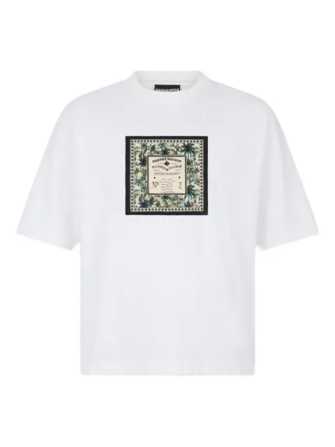 DSQUARED2 Monkey Business loose fit T-shirt White S74GD1557D20106