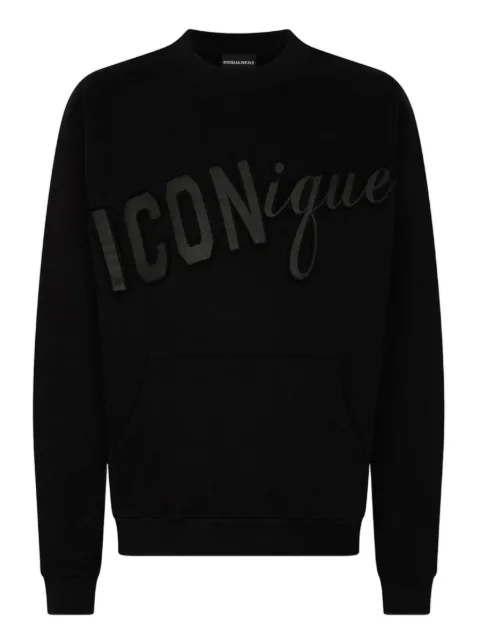 DSQUARED2 ICONique crew-neck sweatshirt Black S78GU0088D25031
