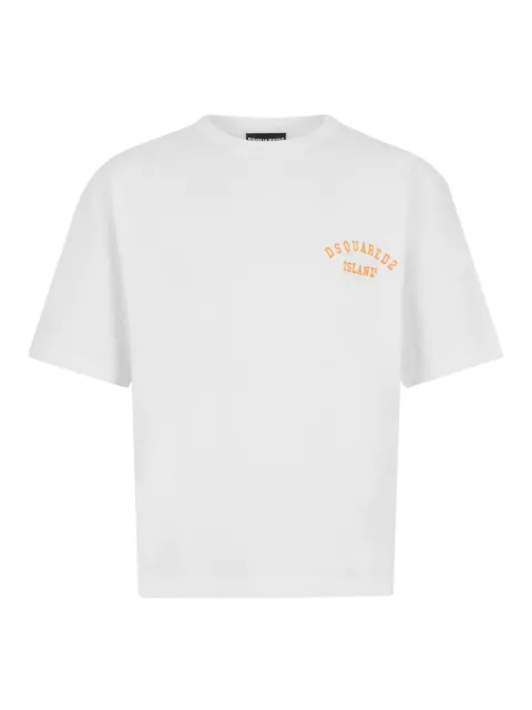 DSQUARED2 dyed loose fit T-shirt White S74GD1535D20103