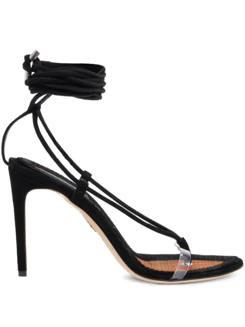 DSQUARED2 Twin heeled tie sandals Black HSW027910200001