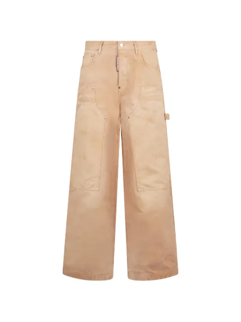 DSQUARED2 garment dyed baggy carpenter jeans Neutrals S74LB1923D35106