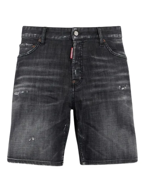 DSQUARED2 black fog marine shorts Grey S74MU0964S30357