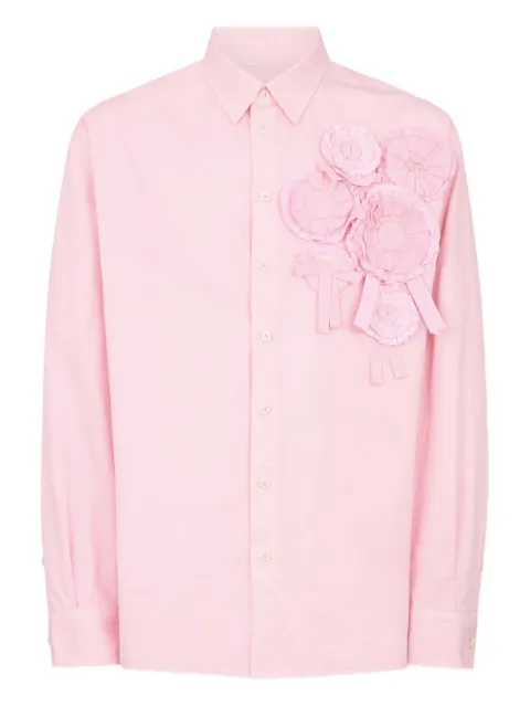 DSQUARED2 D2's Champ dropped shoulder shirt Pink S71DM0839D35308