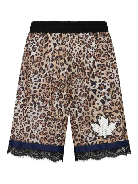 DSQUARED2 Wild2 jersey shorts Brown S71MU0891D20118