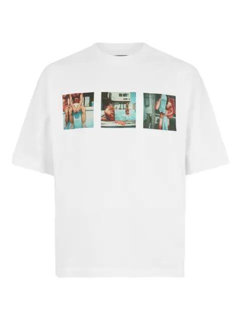 DSQUARED2 x Tom Bianchi loose fit T-shirt White S74GD1550D20106