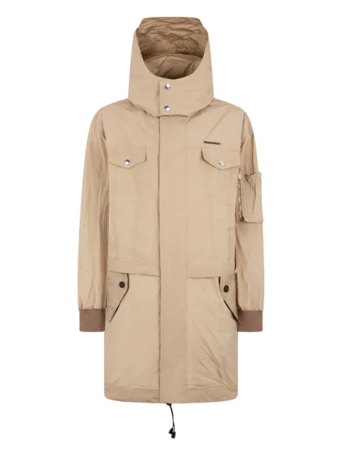DSQUARED2 superlight layered parka Brown S74AH0119S52115