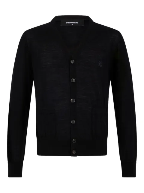 DSQUARED2 D2 upside down cardigan Black S74HA1627D13205