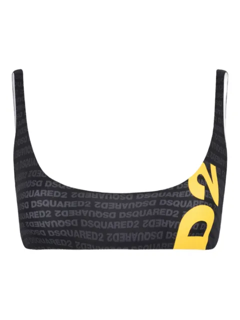 DSQUARED2 logo bikini top Black D6BYD5300ISA01