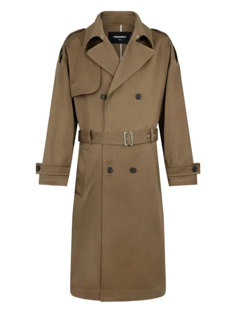 DSQUARED2 oversized trench coat Brown S74AA0330D35343