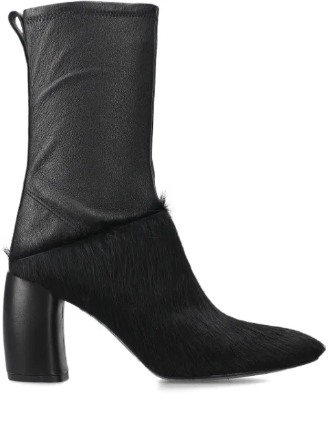 Premiata furry heel boots Black M7134FURRYNAPPASTRETCHNAPPANEROLIEN