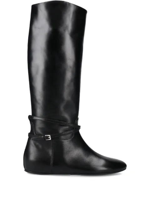 Premiata buckle strap boots Black M7215CRISNERONINA