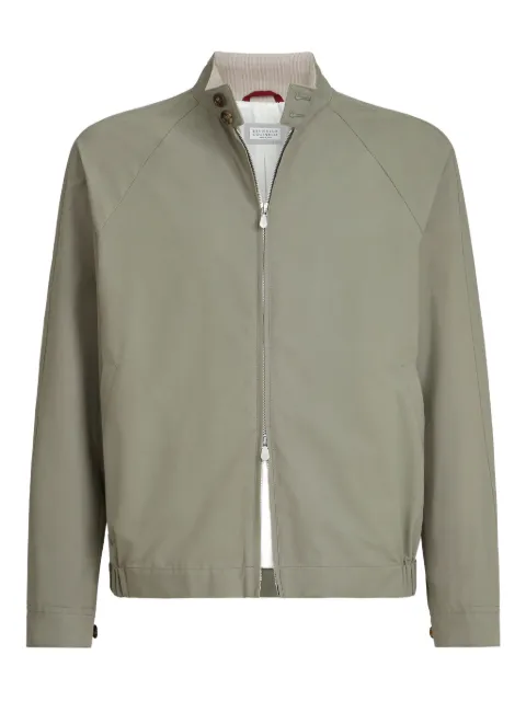 Brunello Cucinelli zip-up jacket Green MY4196583CXA70