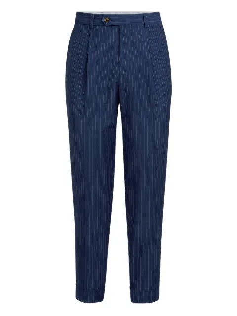 Brunello Cucinelli pinstripe trousers Blue MZ409L00HC023