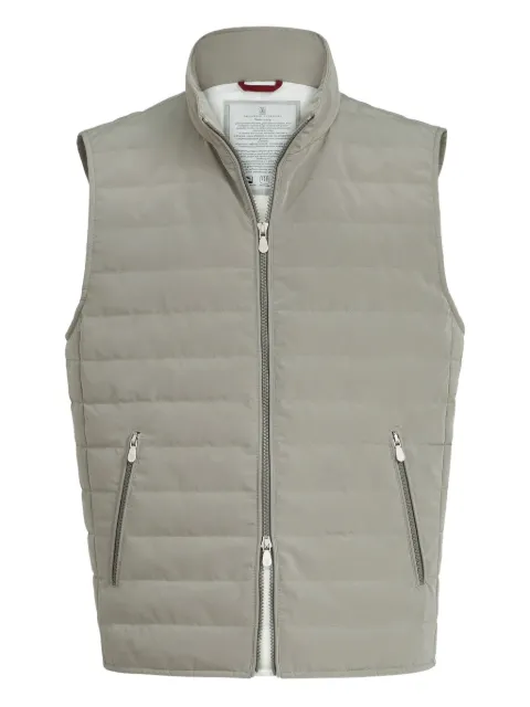 Brunello Cucinelli padded gilet Green MM4791451CFA27