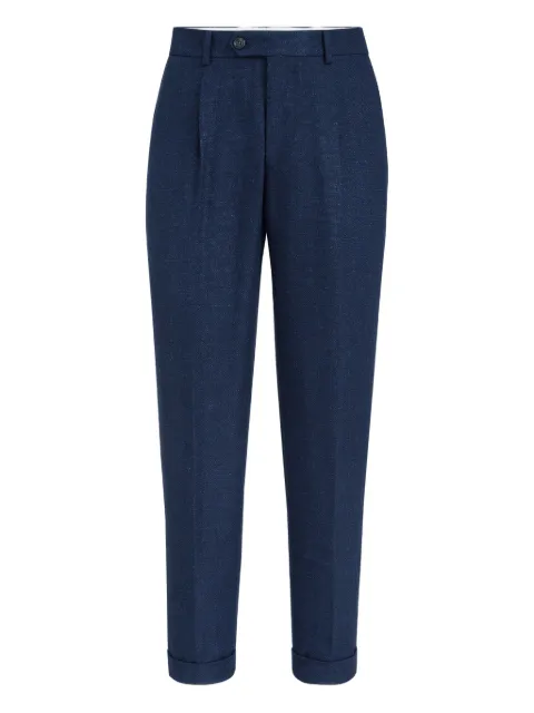 Brunello Cucinelli pleated trousers Blue MZ403L00HC038