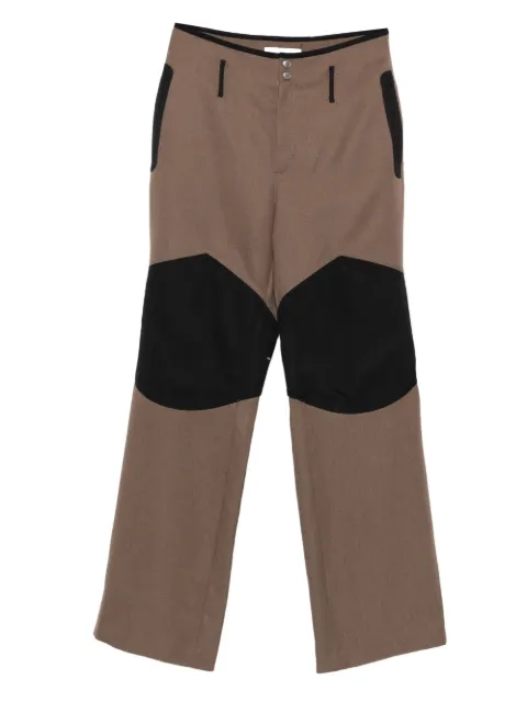 Kiko Kostadinov Orvos panelled trousers Brown KKAW25T0718