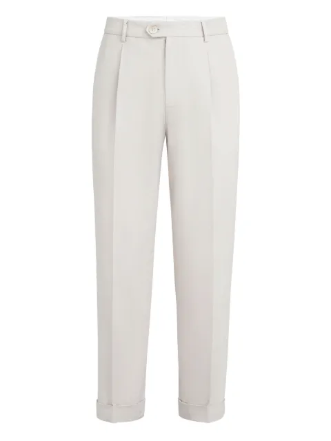 Brunello Cucinelli cotton trousers Neutrals M252DE1450C6008