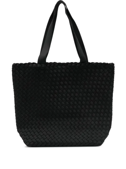 NAGHEDI Como woven black tote bag Black NSN25016LD