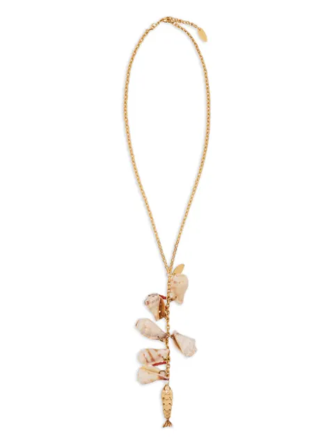 DSQUARED2 D2 charm necklace Gold NEW033737202807