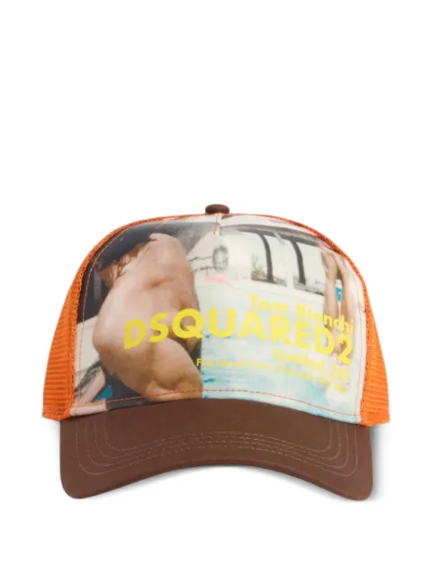 DSQUARED2 x Tom Bianchi baseball cap Orange BCM098005C08817