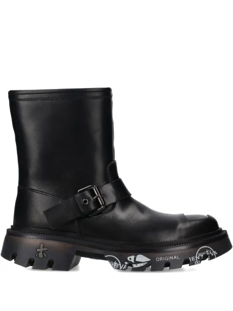 Premiata Camden 464 buckle boots Black LONDONDCAMDEN464