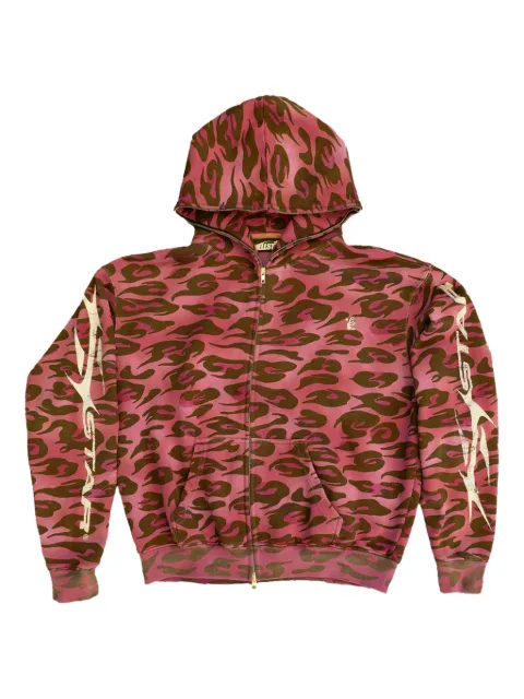 HELLSTAR zip-up hoodie Pink HSR071