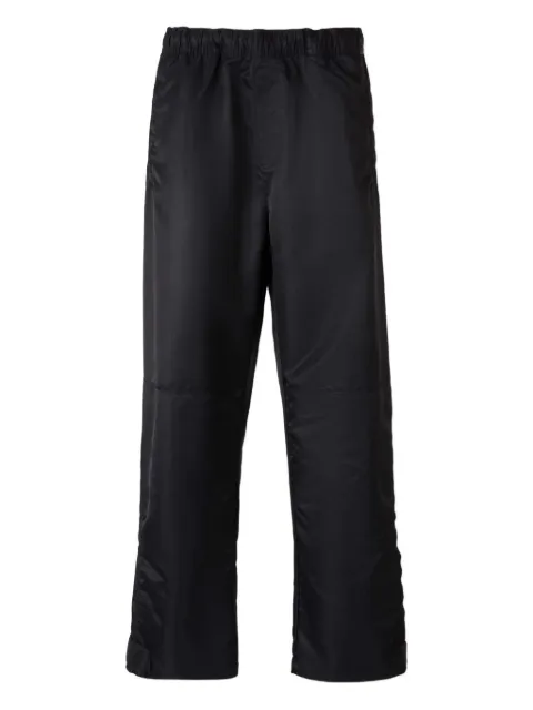 Wales Bonner elasticated-waistband trousers Black MA25TR02PA01