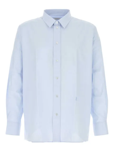 Saint Laurent Cassandre-detail oxford shirt Blue 848033Y1L25