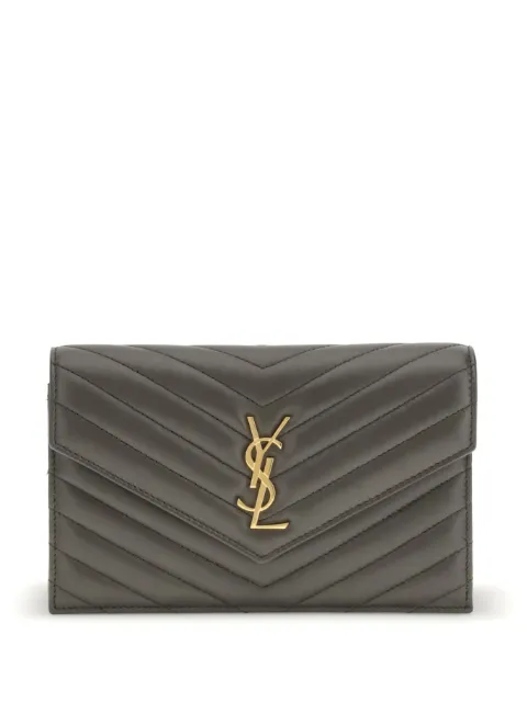 Saint Laurent Cassandre quilted cross body bag Brown 857605AAA44
