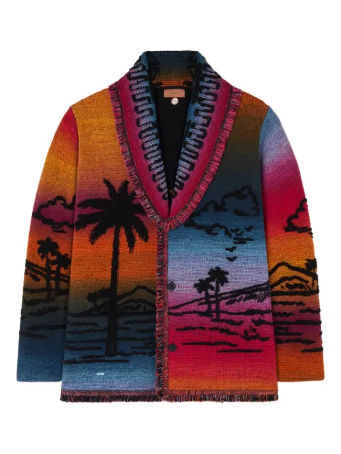 Alanui Sunset Stories cardigan Orange LMHB039R26KNI0028410
