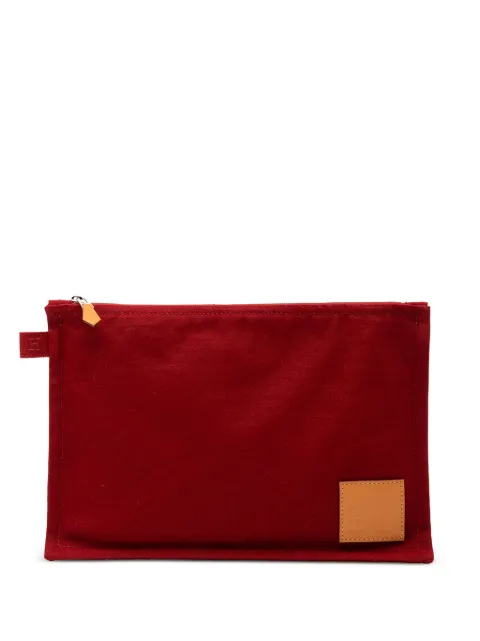Hermès Pre-Owned 2009 Toile Bora Bora MM pouch Red ZCSEKGK4AXRIS7H1