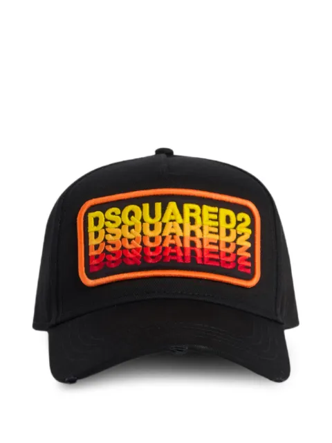 DSQUARED2 logo-patch baseball cap Black BCM097705C00001