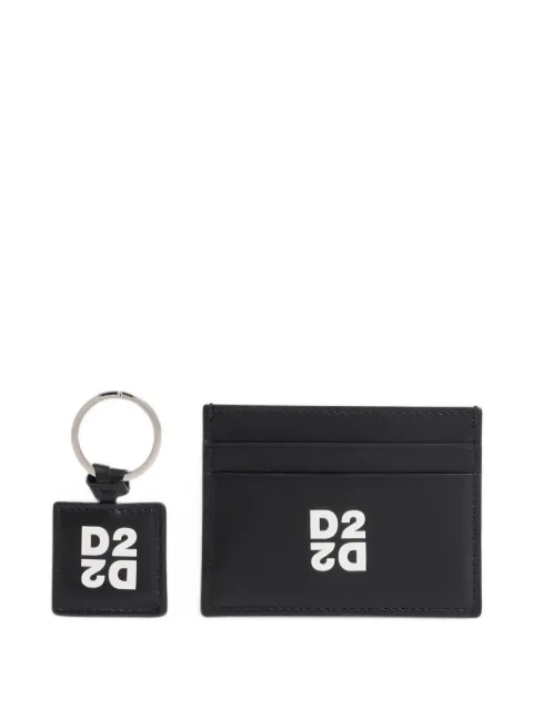 DSQUARED2 credit card holder and keyring gift box Black GBM000601504110