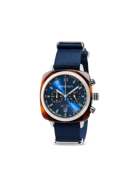 Briston Clubmaster Sport 42mm watch Blue 17142SATS9NNB