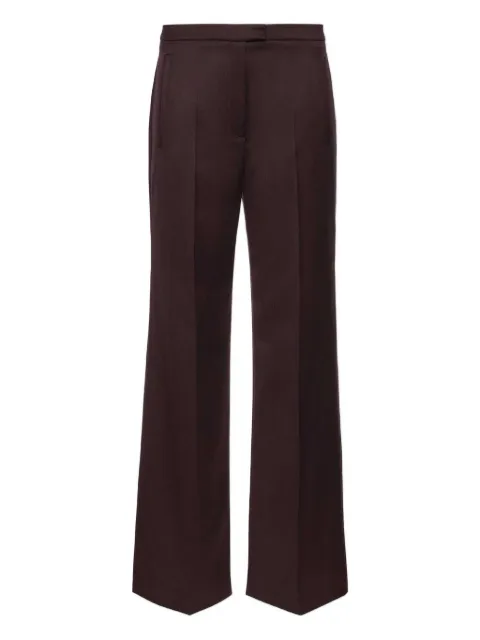 Magda Butrym pleats flared trousers Brown 113925