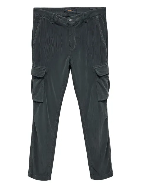 40 WEFT cargo corduroy straight-leg trousers Grey AIKO2405W1909NEROSLAVATONAVY
