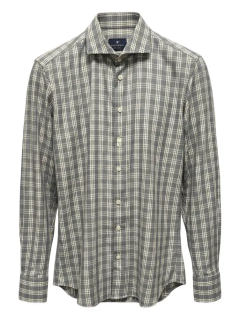 Bastoncino plaid shirt Grey B4400GREY