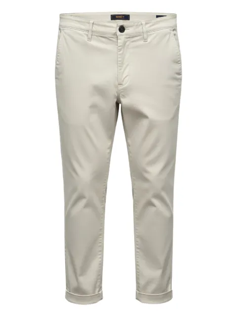 40 WEFT cuffed straight-leg trousers Neutrals DAVID2372W2139PANNABEIGE