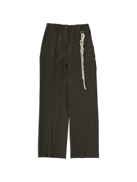 Circus Hotel embellishment trousers Brown H5WV18S840