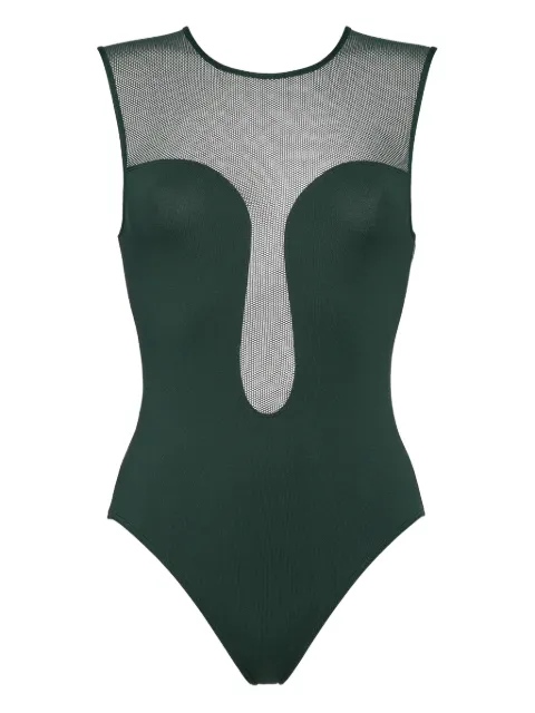 ERES Unique one-piece swimsuit Green 012607
