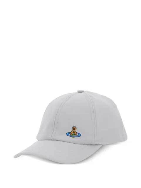 Vivienne Westwood Orb-embroidered baseball cap Grey 81020019W01HC