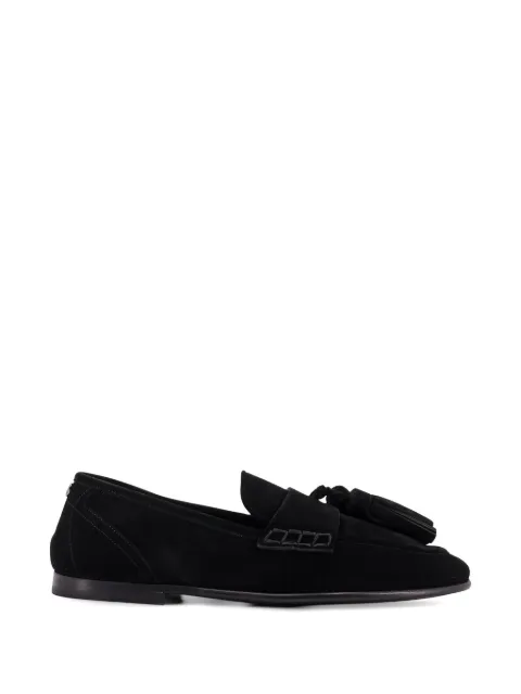 Dolce & Gabbana split-leather slippers Black A50734AT441