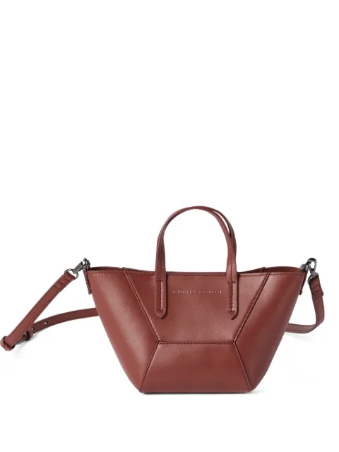 Brunello Cucinelli mini BC Duo leather tote bag Pink MBXAD2675C4182