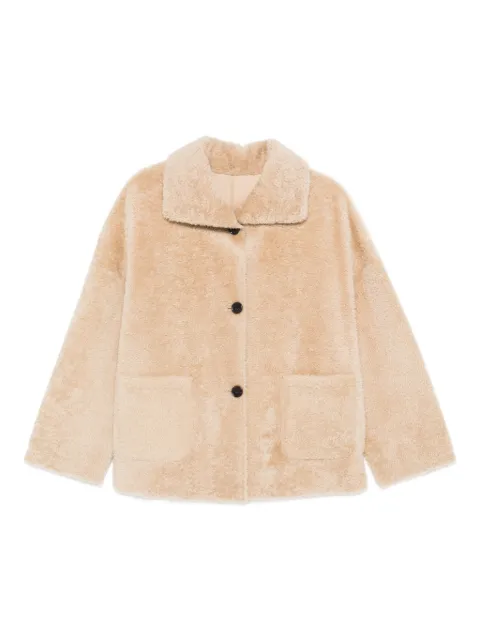 Arma Isabella reversible shearling coat Neutrals 110L26105802