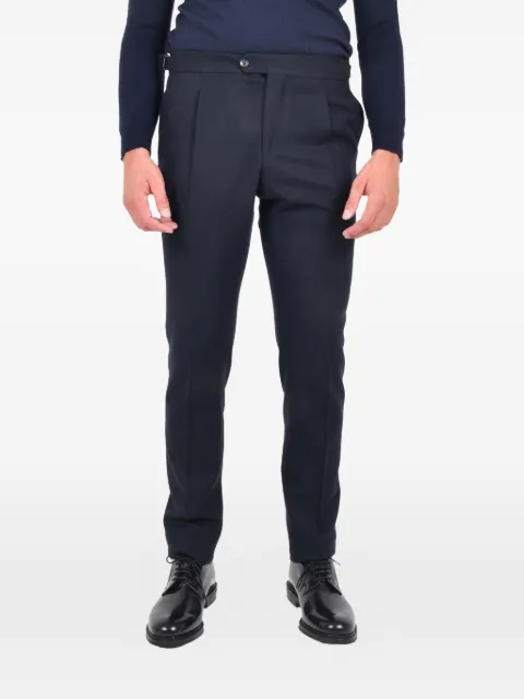 FRANZESE COLLECTION darted tailored trousers Blue 4CP89AUTXMUNUI78