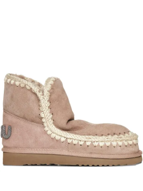 Mou 18 logo-detail boots Pink FW101050AELGRY