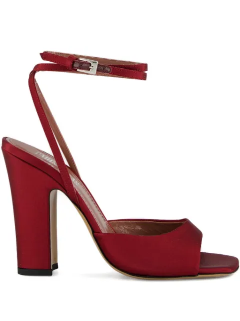 Paris Texas 100mm Lara h-hee sandals Red PX1543XTSAT