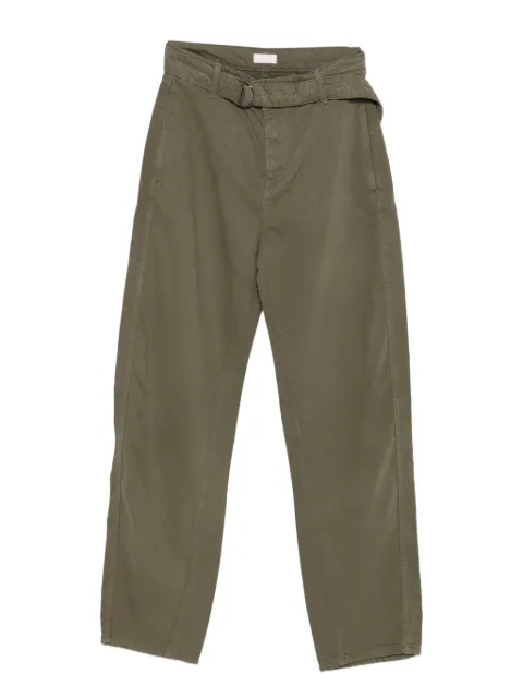 LIU JO belted-waist trousers Green MF5298T115A90512