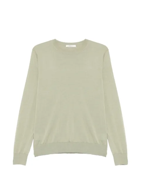 IVORY PARIS crew-neck sweater Green YM25QD7C3S1082