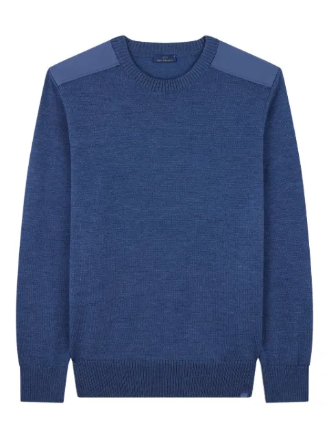 Paul & Shark typhoon detail crewneck sweater Blue 99311020635